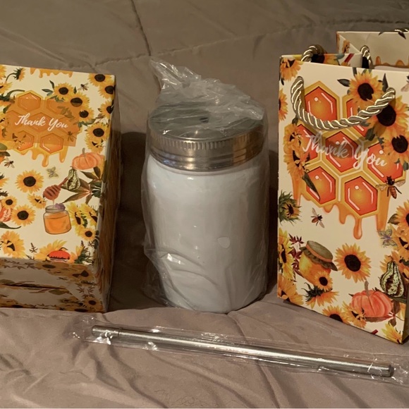 Sublimation Tumbler w/Straw (Today I Choose Joy) - Picture 3 of 4